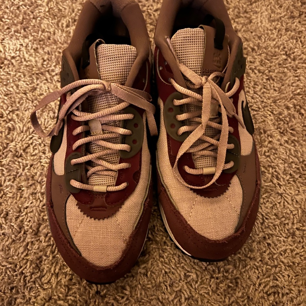 Stylish Brown and Tan Sneakers